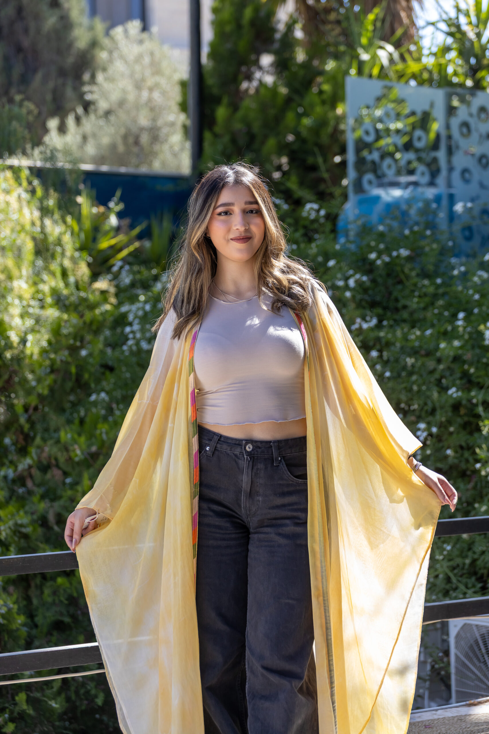 Naturally Onion-Skin Dyed Long Jacket - Image 3